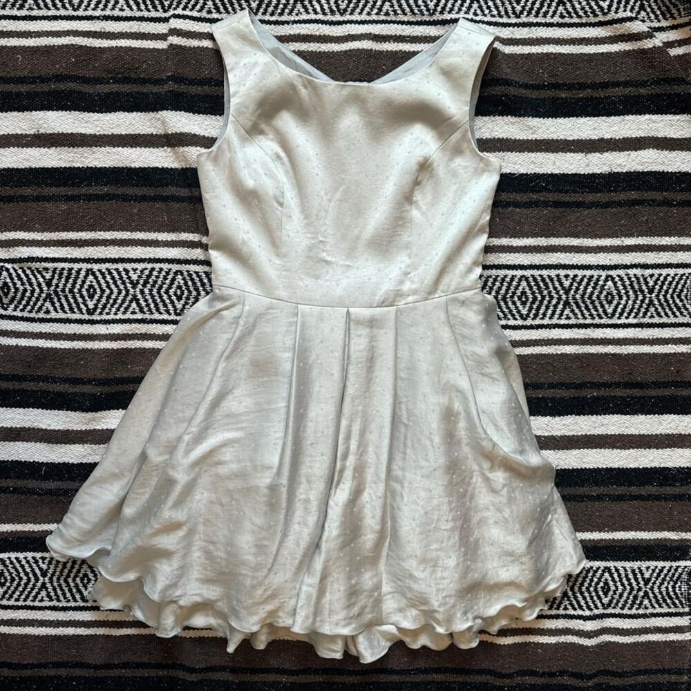 Silver polka‎ dot cupcake dress